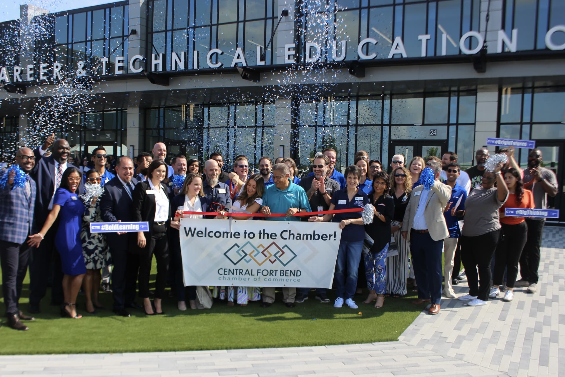 Lamar CISD officials celebrate new career and technical education center