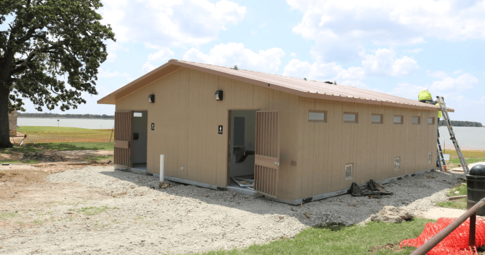 New Lake Bryan restrooms officially open