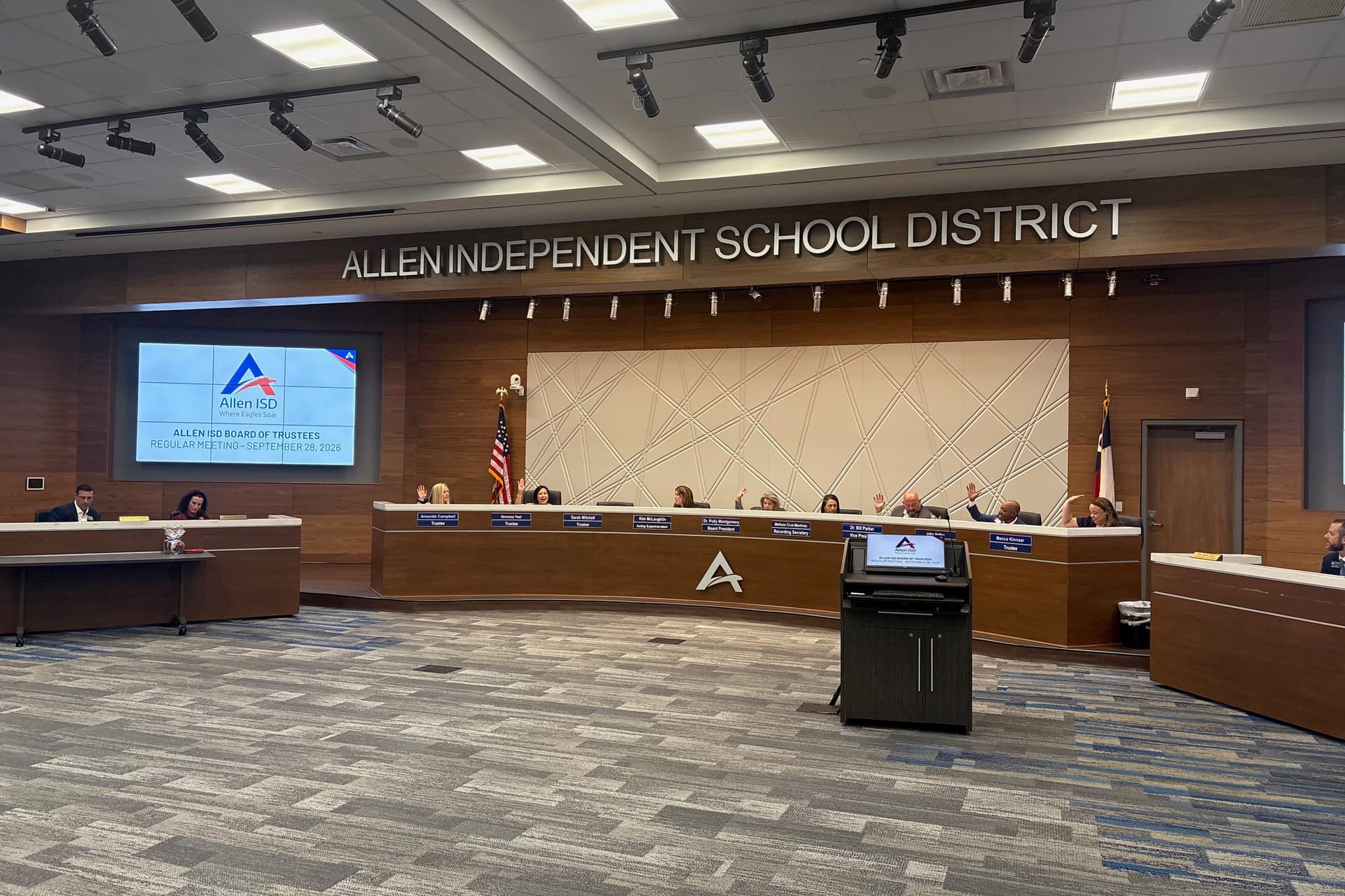 Allen ISD board sets legislative priorities for 2027 session