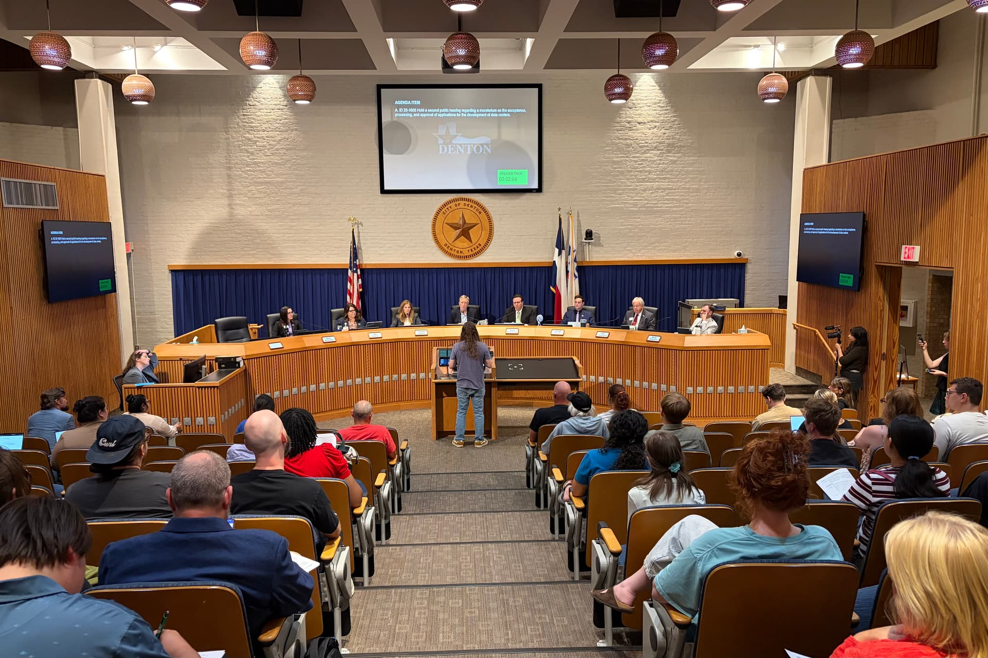 Denton holds final hearing, first reading of proposed data center moratorium